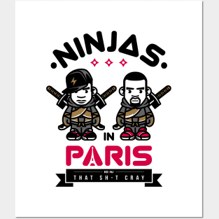 KDNJ Ninjas in Paris Posters and Art